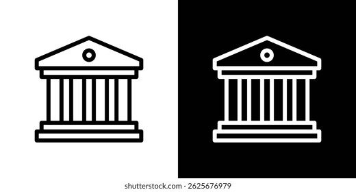 Museum icon vector collection. vector sign illustration