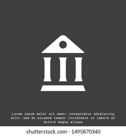 museum icon vector eps 10,museum icon vector lorem ipsum flat design museum for paintings museum museum icon vector for people