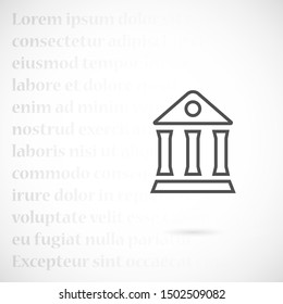 museum icon vector eps 10,museum icon vector lorem ipsum flat design museum for paintings museum museum icon vector for people