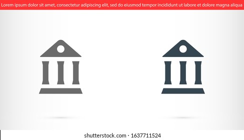 museum icon vector eps 10,museum icon vector lorem ipsum flat design museum for paintings museum museum icon vector for people