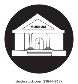 Museum icon vector illustration design