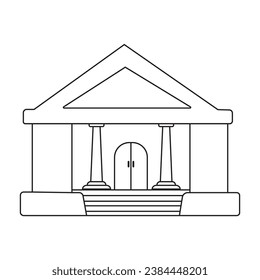 Museum icon vector illustration design