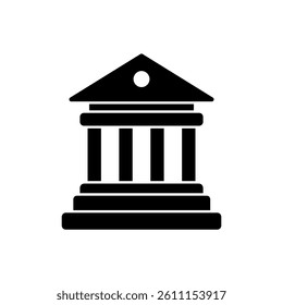 museum icons  symbol vector elements for infographic web