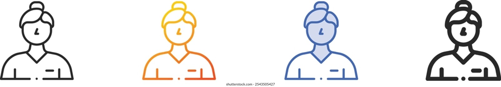 museum icon.Thin Linear, Gradient, Blue Stroke and bold Style Design Isolated On White Background