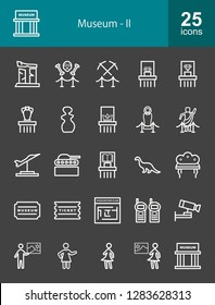 Museum Line Icons