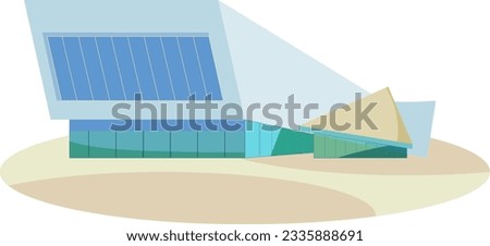 Museum of Liverpool in vector, England
