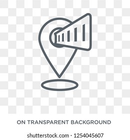 museum Map icon. museum Map design concept from Museum collection. Simple element vector illustration on transparent background.