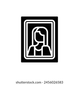 Museum Painting Filled Icon Vector Illustration