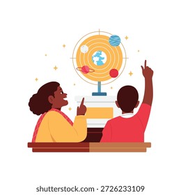 Museo de ciencia Ilustración vectorial EPS 10 Archivo 