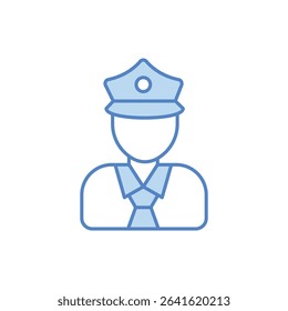 Museum Security Icon vector stock illustration