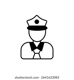 Museum Security Icon vector stock illustration