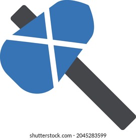icono de color de glifo vector de museo