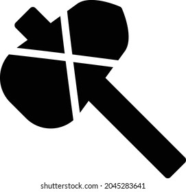 icono plano de glifo vector de museo