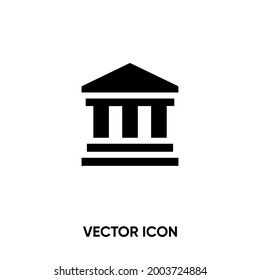 Museum vector icon. Modern, simple flat vector illustration for website or mobile app. Exhibition symbol, logo illustration. Pixel perfect vector graphic