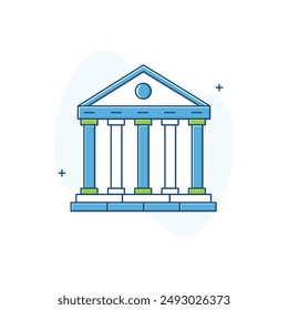 Museum Vector Illustration Icon Design