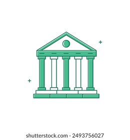 Museum Vector Illustration Icon Design