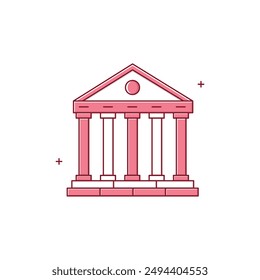 Museum Vector Illustration Icon Design