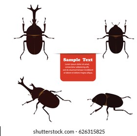 カブトムシ イラスト Images Stock Photos Vectors Shutterstock