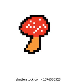 mushroom art pixel