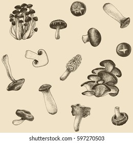 Mushroom background