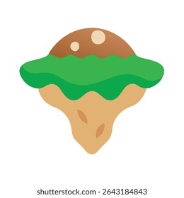 Mushroom Biome Fantasy Map Illustration