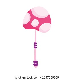 mushroom botanical nature organic icon design vector illustration
