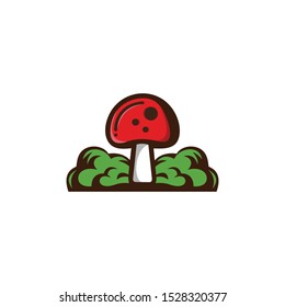 Mushroom Business Vector Logo Design