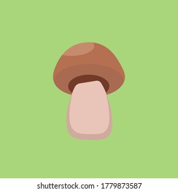 
A mushroom with a cap that grows in the forest and is suitable for eating