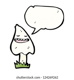 personaje de dibujos animados en hongos