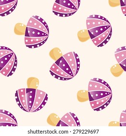 mushroom cartoon , cartoon seamless pattern background