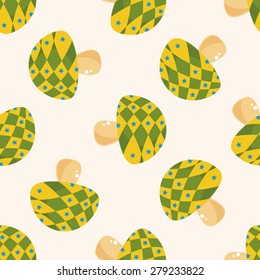 mushroom cartoon , cartoon seamless pattern background