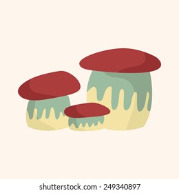 mushroom cartoon theme elements vector,eps