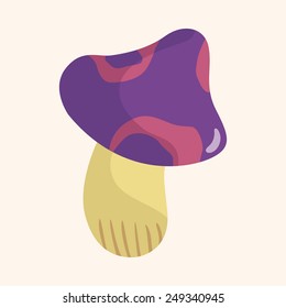 mushroom cartoon theme elements vector,eps