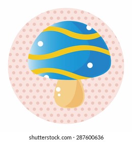 mushroom cartoon theme elements vector,eps