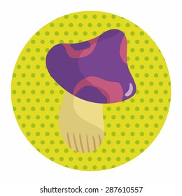 mushroom cartoon theme elements vector,eps