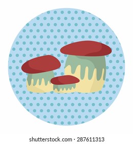 mushroom cartoon theme elements vector,eps