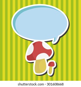 mushroom cartoon theme elements vector,eps