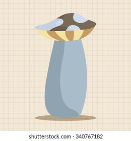 mushroom cartoon theme elements vector,eps