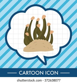 mushroom cartoon theme elements vector,eps