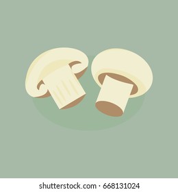 Mushroom champagne icon