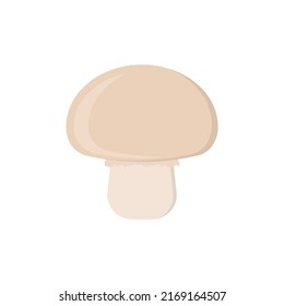 Mushroom champignon icon. Vector illustration.
