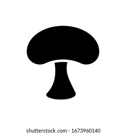 Mushroom champignon icon vector template