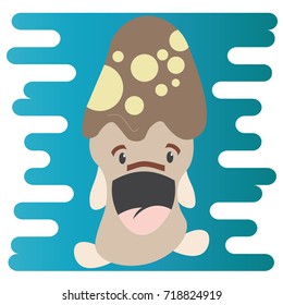 Mushroom Character Vector