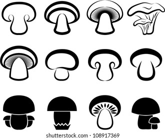 mushroom. Company logo design.