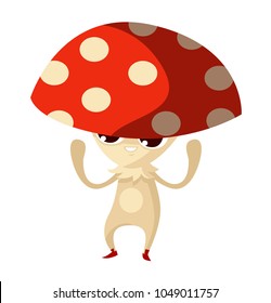 mushroom cute character