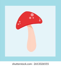 a mushroom design doodle vector