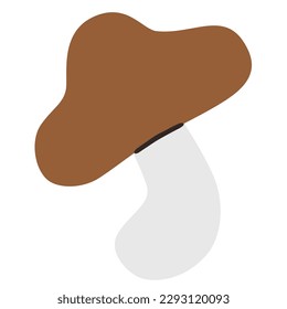 Mushroom design element for website, application, printing, document, poster design, etc.