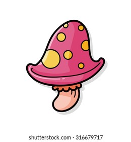 mushroom doodle