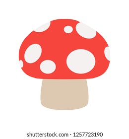Mushroom emoji vector
