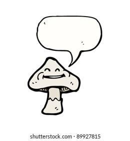 mushroom with face cartoon character